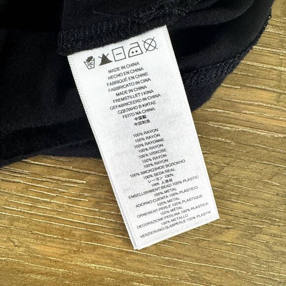 MICHAEL Michael Kors boho beaded sleeveless halter top size medium - Picture 9 of 9